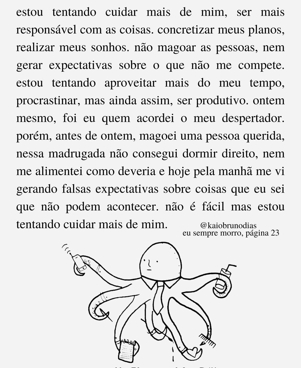 kaiobrunodias's tweet photo. estou tentando cuidar mais de mim https://t.co/CdD27hYawG