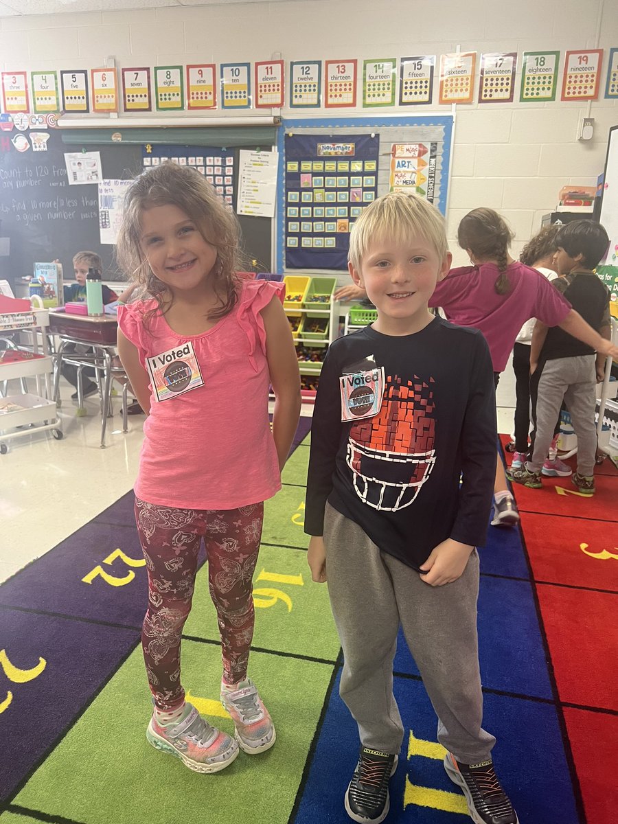 MsAllweinTweets's tweet photo. It was Election Day in our classroom today, and students learned about the democratic process. Roos voted on important issues, such as preferred breakfast foods, favorite sports, and more! #SRESroos #RooHoo https://t.co/GbHiqYg0NG