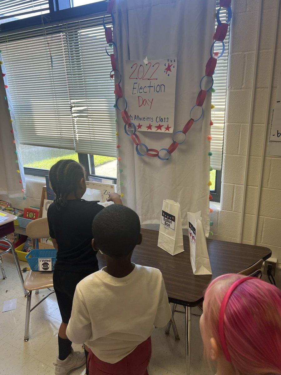 MsAllweinTweets's tweet photo. It was Election Day in our classroom today, and students learned about the democratic process. Roos voted on important issues, such as preferred breakfast foods, favorite sports, and more! #SRESroos #RooHoo https://t.co/GbHiqYg0NG