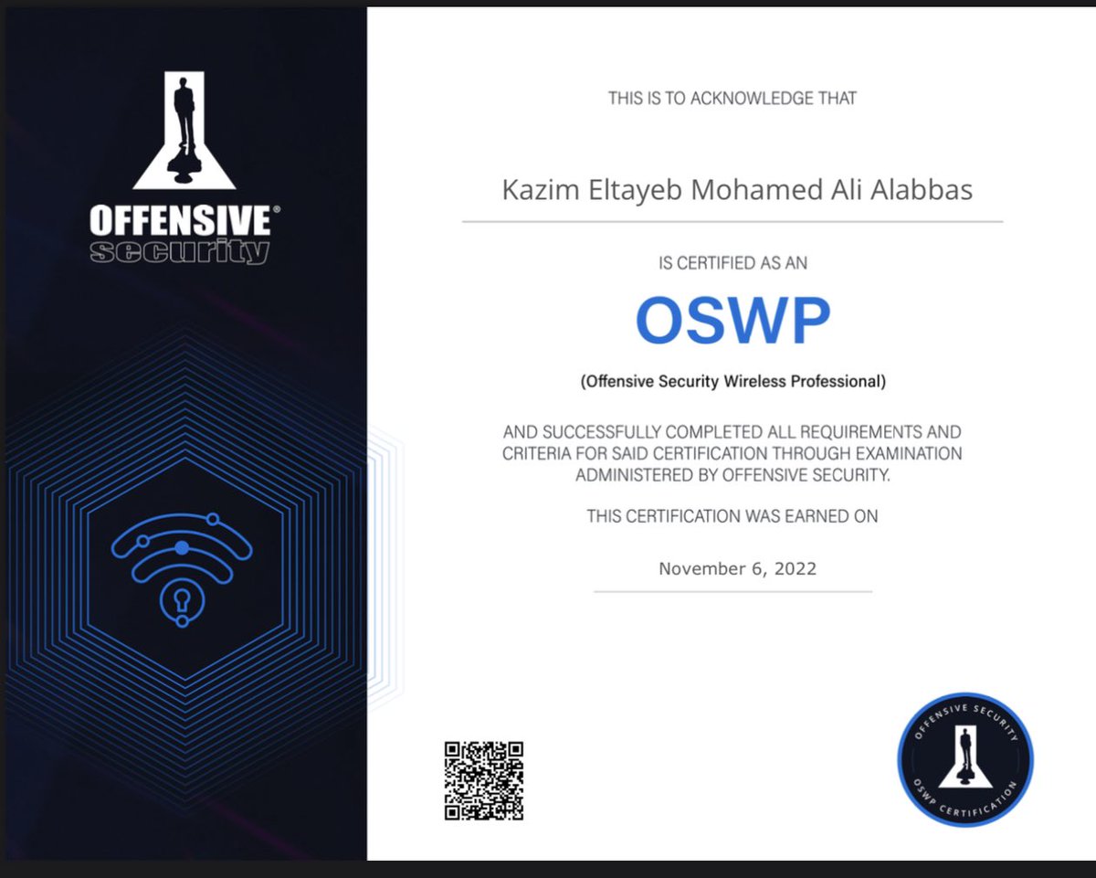 kazem721's tweet image. Easy one 
#OSWP