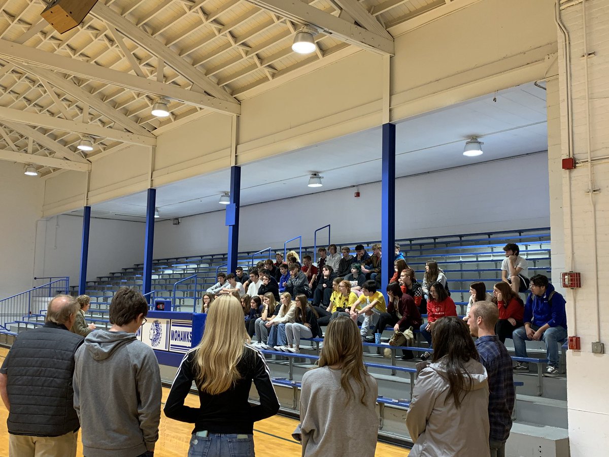 WHS_MsBonnell's tweet photo. Thanks to BRCP staff and students for joining us this morning to speak with our sophomores about the programs and the upcoming field trip! Permission slips went home with 8th and interested 10th graders today for the 11/22 field trip! https://t.co/u36vj0mveP