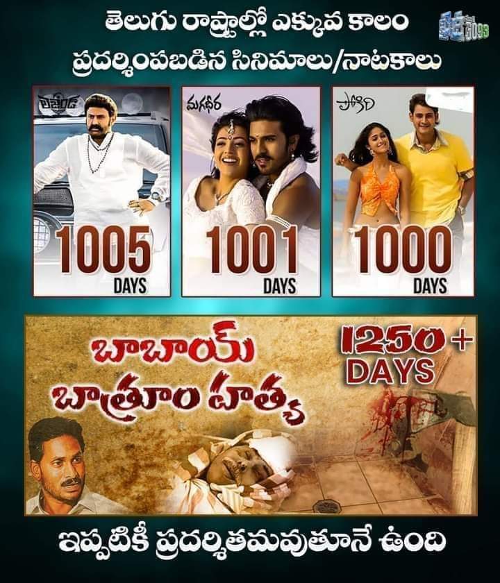 mana_lokesh's tweet photo. అది ఎప్పటికీ ఆగని నాటకం...! @ysjagan
@YSRCParty
#WhoKilledBabai #AbbaiKilledBabai #Cinema #TeluguCinemaNews https://t.co/DRwAYzEL3a