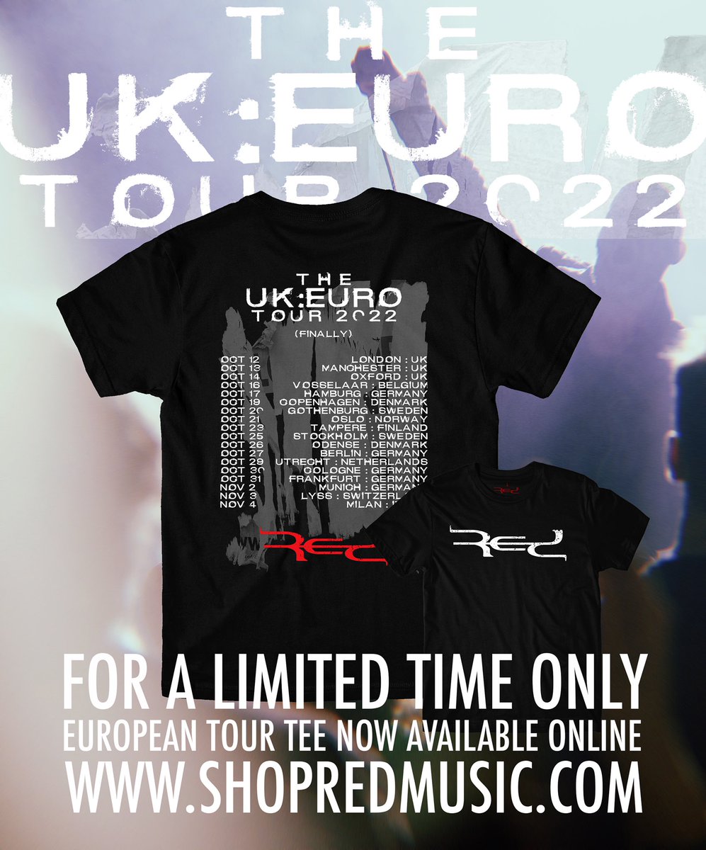 thebandred's tweet photo. If you were unable to snag a Euro tour tee, it is now available online for a limited time only. https://t.co/vEgAQaLTuK https://t.co/JLfkKmSk4R
