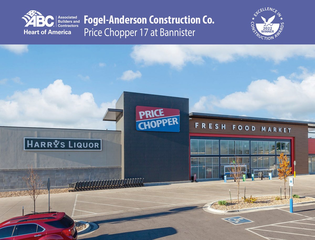 abc_hoa's tweet photo. Congratulations to our 2022 EIC General Contractor Commercial Category Winner & Project of the Year Finalist: @FogelAnderson Construction Co for the Price Chopper 17 at Bannister project. #ABChoaAwards
Learn more about this project on our youtube channel: https://t.co/4kESBtKamD https://t.co/uCeWWk4oe1
