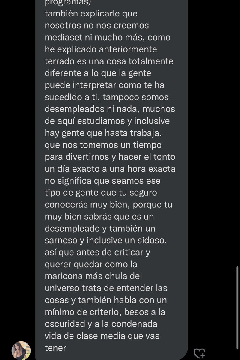 LaNocheDeLaYoli's tweet photo. Esto es @TerradoProduce, señores, pasen y lean a la gran @patiksigueaqui👇🏻 #NocheLástima https://t.co/S7EXehEZKM
