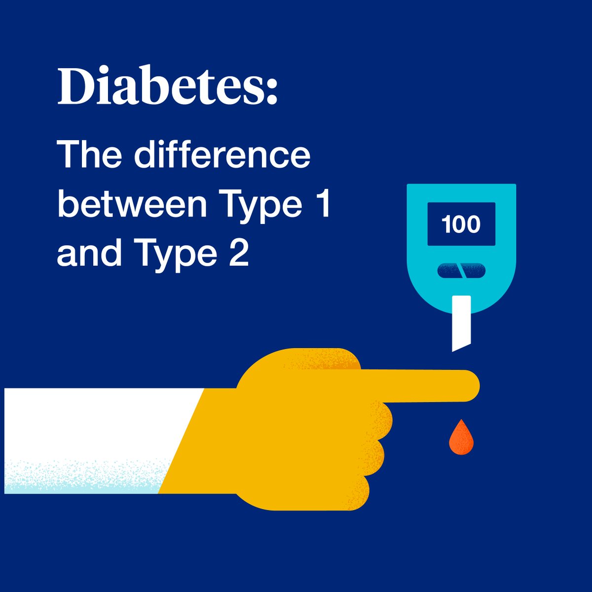 Both types of diabetes affect how the body regulates blood sugar or glucose. Type 2 is preventable. Learn more. uhc.care/o8zkuk