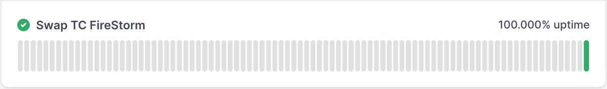 Congrats to the Swap TC Community. Today we accomplished Objective HotShot with the successful activation of Swap TC FireStorm. FireStorm internally provides real-time metrics, metadata &amp; analytics to Swap TC Finance &amp; is an achievement of monumental significance #SwapTC #Crypto