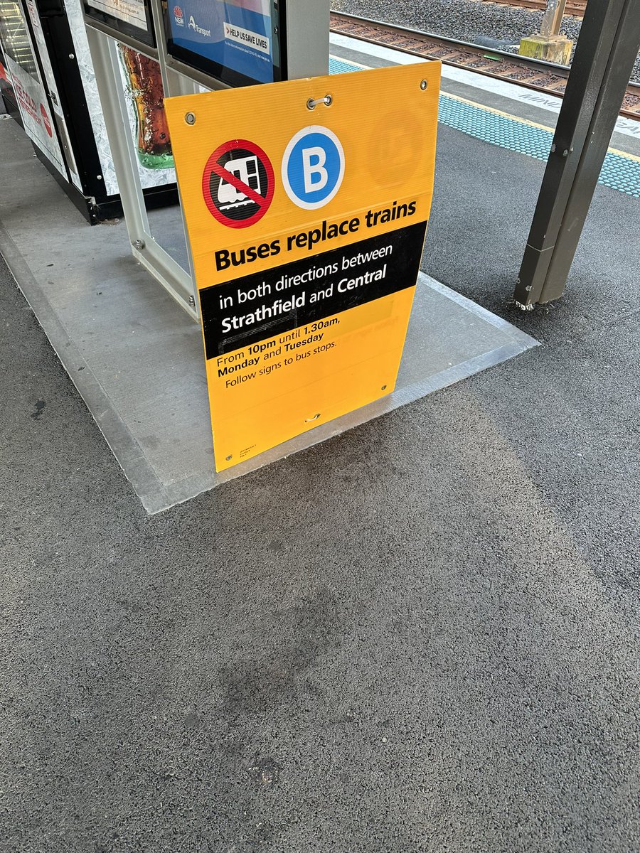 davemicrowave87's tweet photo. Really @TransportforNSW ? There’s a concert at Olympic Park tonight that has been in the calendar since September 2021 and you opt to put this on after 10pm? You honestly fail at planning. #sydneytrains #cityfail #useless https://t.co/xIMvcWlouh