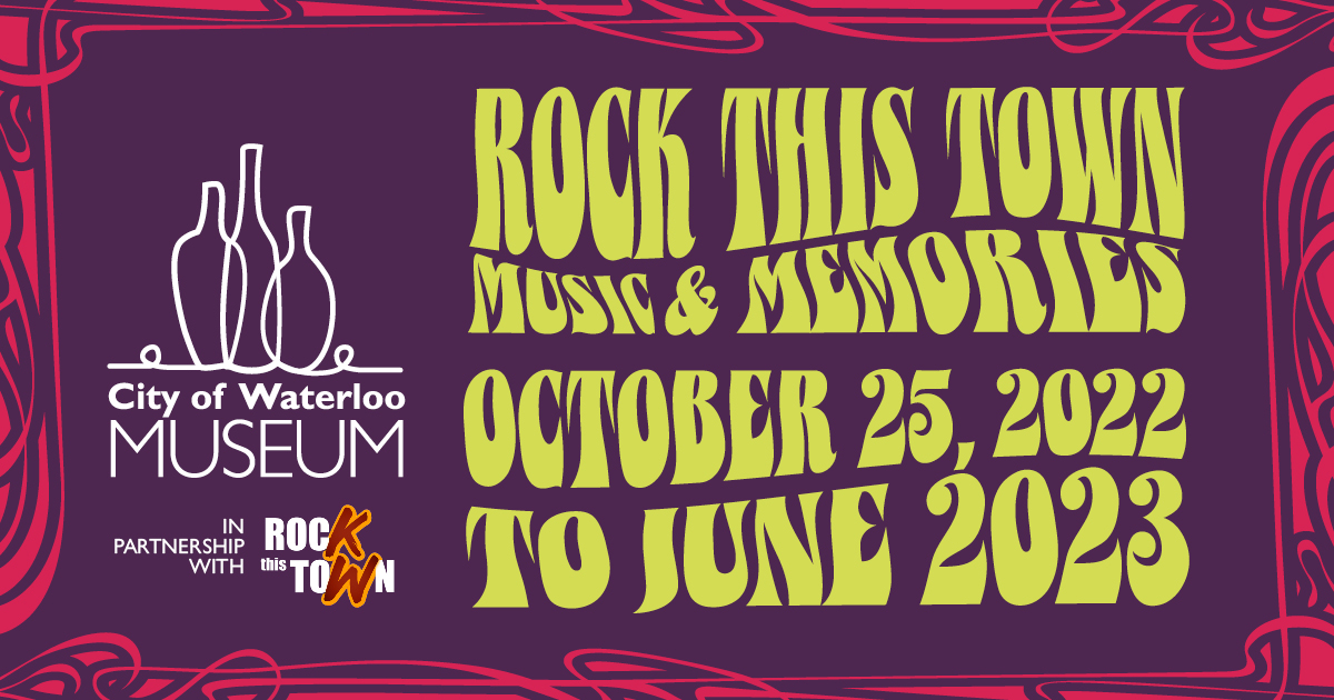 The City of Waterloo Museum is now open with it's new exhibit, Rock This Town. 

Museum hours are Tuesday to Friday, 10 a.m. to 4 p.m. Come enjoy some local rock and roll history!

Learn more about the museum at waterloo.ca/museum