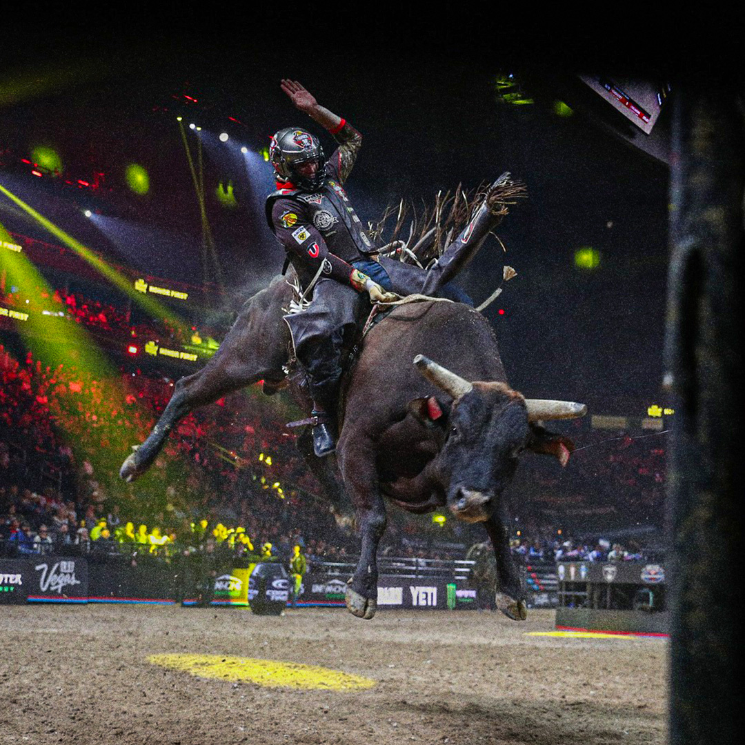 PBR's tweet photo. The bulls buck better in Las Vegas. 📸 https://t.co/HWtOcDDKxt