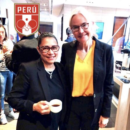 TenisdeMesaPeru's tweet photo. #PrensaFDPTM #FDPTM2022 🇵🇪🏓
Presidenta de la FDPTM asistió a Asamblea General de la ITTF Americas en Chile.
Lic. Marisol Espineira participó en Asamblea con Petra Sörling presidenta de la ITTF, máximo ente rector de tenis de mesa.
+info: https://t.co/fBRvn9xpgz https://t.co/aVn1MIVCvP