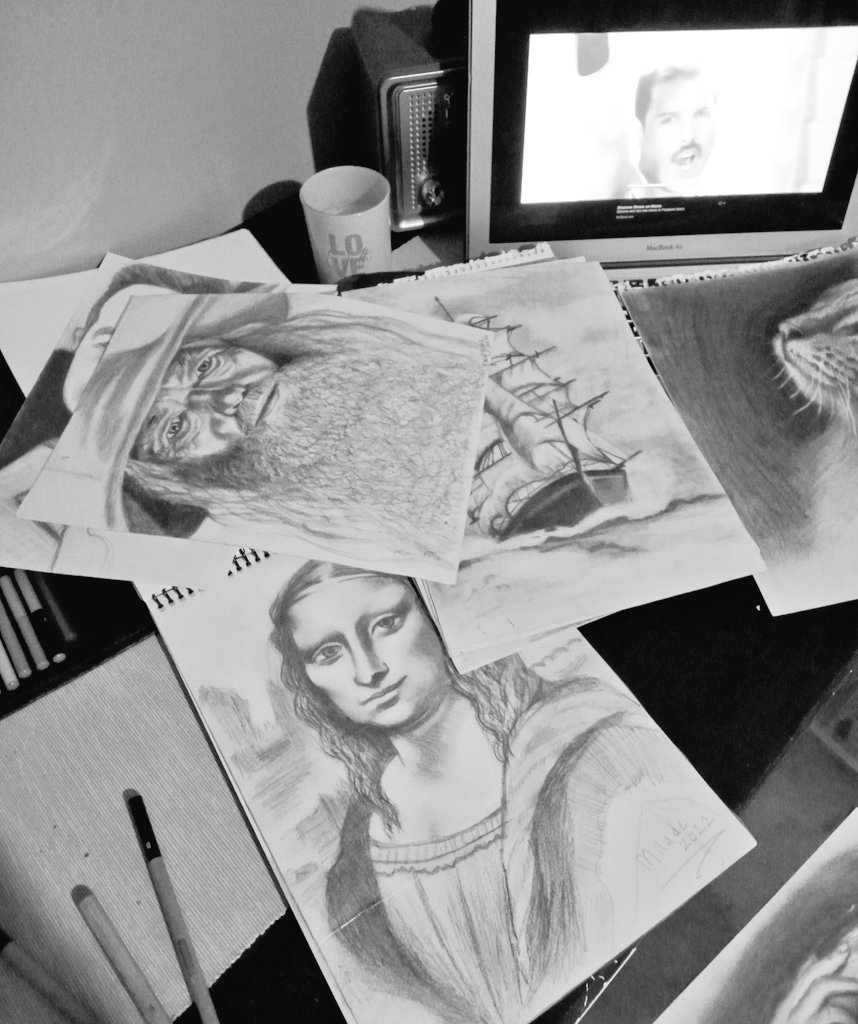 #freddiemercury ve #monalisa ve #gandalf tek karede 🤔