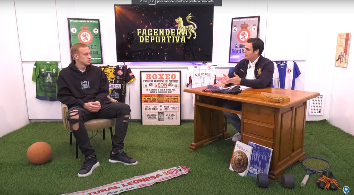 ⚽️ Invitado de honor para estrenar 'Facendera Deportiva', mi nueva aventura periodística en @N8SLive 

🇷🇺 Hablamos con <a href="/Obolskii9/">Nikolai Obolskii</a> un poco de su trayectoria, su etapa en la <a href="/CyDLeonesa/">Cultural y Deportiva Leonesa</a> y algunas anécdotas únicas 😜

🎬: youtube.com/watch?v=K3YzFG…