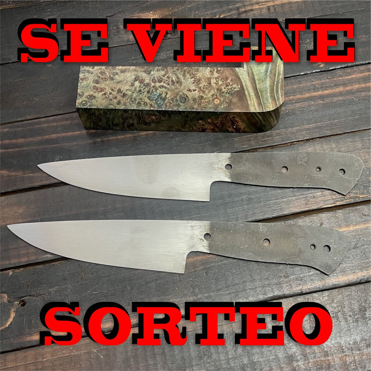 Se viene sorteo por mis 10 años en la cuchilleria, van a ser dos cuchillos Steak inox con madera estabilizada y su vaina, uno por Twitter y el otro en Instagram. 

Si quieren doble chance, siganme en Instagram tambien
instagram.com/peu_ar/

Los termino y sale sorteo. Denle #RT