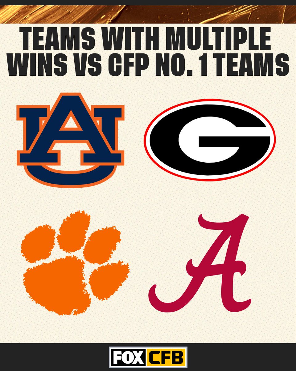 FOX College Football On Twitter Only These Four Teams Can Say They fox-college-football-on-twitter-only-these-four-teams-can-say-they