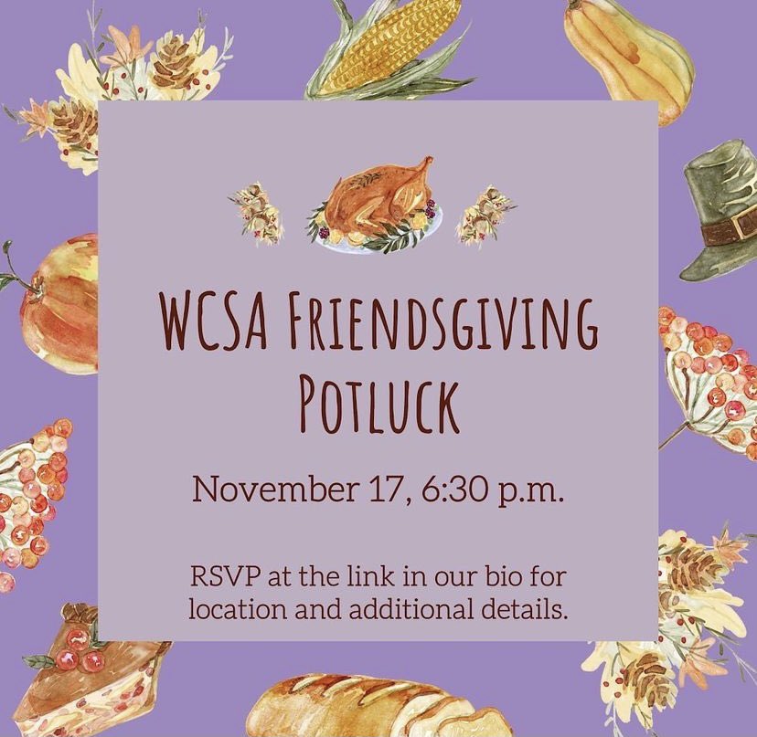 Join us for a Friendsgiving Potluck Dinner on November 17th to kickoff the holiday season! Visit the link in our bio to RSVP and to sign up to bring something. Location will be provided upon RSVP. Hope to see you there!