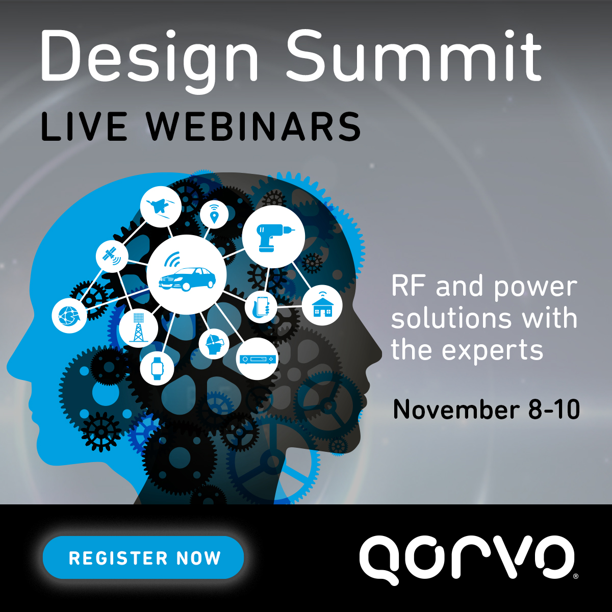 It's almost time! This year's Qorvo Design Summit will for the first time include both SiC (UnitedSiC) and intelligent power management sessions. Don't miss this opportunity to hear our power experts share important design tips. Register today: hubs.ly/Q01rHy-r0