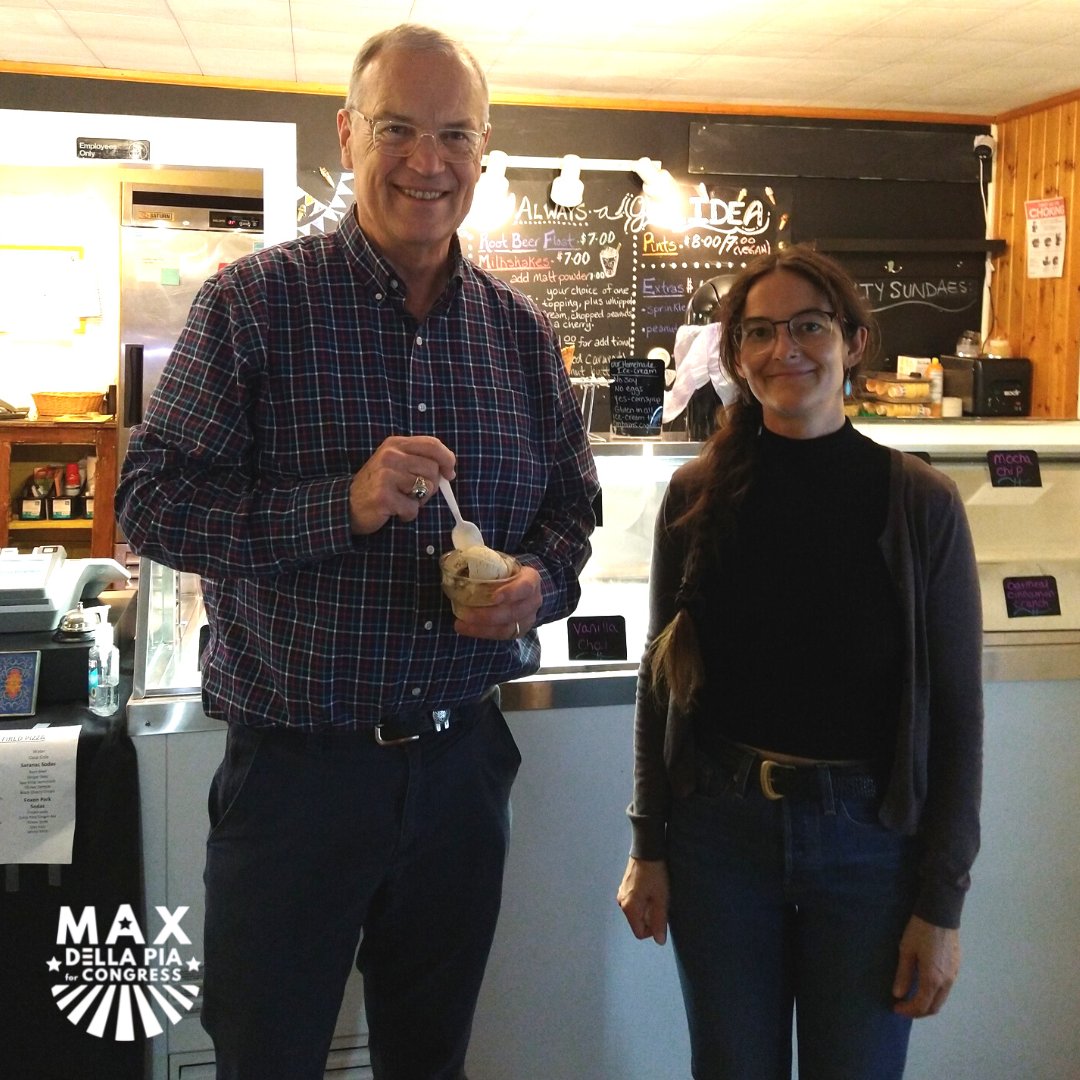 There's always time for ice cream, small businesses &amp; smiles. You deserve better, #NY23, &amp; I promise I won't let you down. #vote #icecream