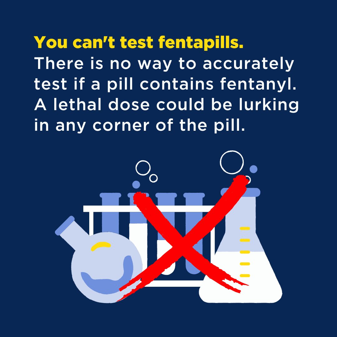 bridginglives's tweet photo. A fentapill is a counterfeit pill purposely made to resemble legitimate medicines, but instead is made of illicit fentanyl. Just a tiny amount of fentanyl can be lethal.
For more information, visit https://t.co/ljN5mIH9De
@SongforCharlie https://t.co/XqcZ3Z2q9y