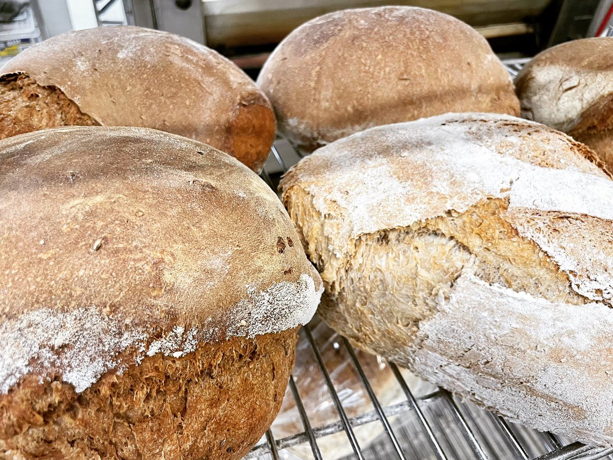 BakeryDannys's tweet photo. HOT rye & wholemeal out at 8:50am #canberrasourdough #canberrabread #rye #wholemeal #canberrabakery #dannysbakery #dannysbread https://t.co/UXlD7j7Z4r