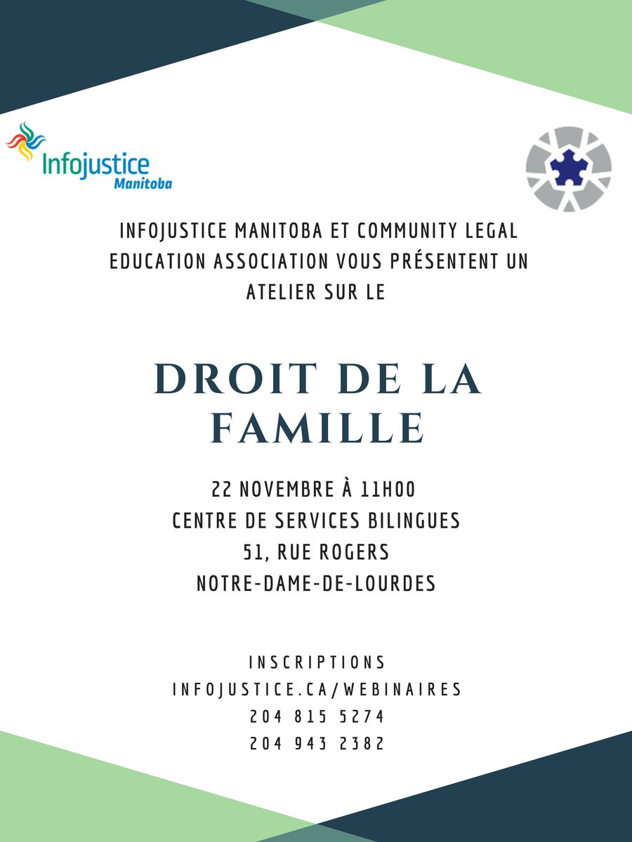 Inscrivez vous: infojustice.ca/webinaires/