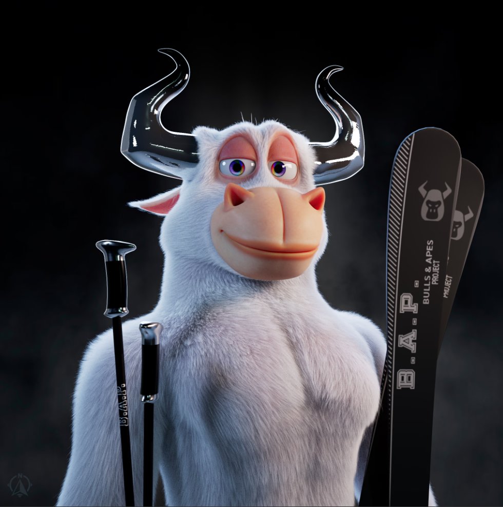armaanNFT's tweet photo. Thanks for the encouragement to bring me back into the @Bullsandapes community @fikinft! 

This guy's staying frosty this winter 😎 https://t.co/c24qYOR4lm