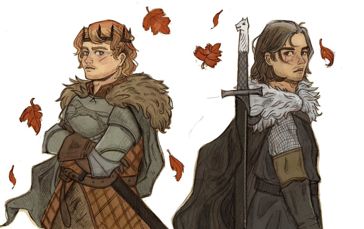 robb a king? the brother he’d played with, fought with, shared his first cup of wine with? so now robb will sip summerwine from jeweled goblets, while i’m kneeling beside some stream sucking snowmelt from cupped hands. “robb will make a good king,” he said loyally.

🎨 <a href="/elenyaart/">MOVED.</a>