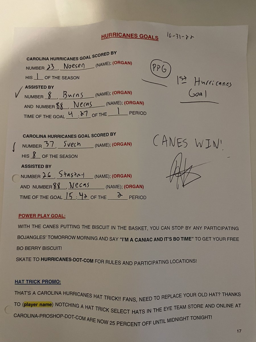 AmandaRaquel104's tweet photo. Got my #MinterMail in and Iโm so excited! Even better that I got a sheet with Svechโs goal! ๐คฉ #LetsGoCanes @minter https://t.co/97HF8jGvyB