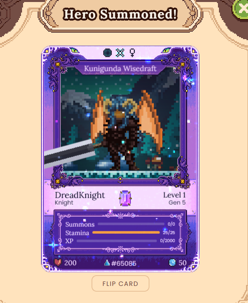 xsuperiorform's tweet photo. Soo, I've been doing other things in DFK, not really summoning much. Not a Dark Summon, got to keep the other Dread 😝😝😝 #dfk $jewel https://t.co/Ll51JYSCDi