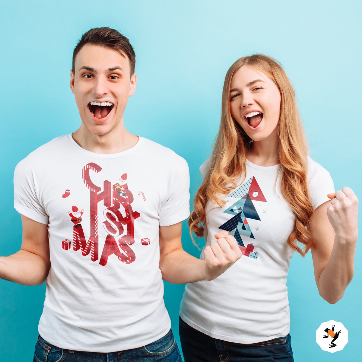 Avoid gift-shopping delays, choose any of Big Frog's in-stock garments printed with DTG Printing. Email us to get your gift-shopping started!