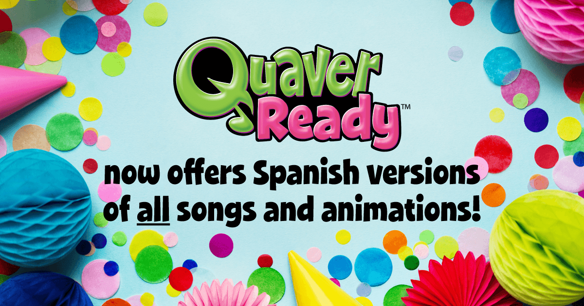 Quaver_Ed's tweet image. Exciting news for QuaverReady users! 🎉 

Our Translations team has worked hard to ensure the Spanish versions are age-appropriate and catchy. Sign up to listen to the songs FREE for 30-days here: ow.ly/Qg6Y50LwNeO