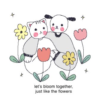 admiring your new petals and complimenting your leaves