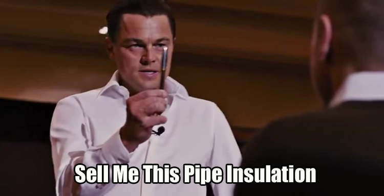 BuyInsulation's tweet photo. New Blog Post: Funny Take on The Wolf of Wall Street Sell me this pen scene with Fiberglass Pipe Insulation #pipeinsulation #fiberglasspipeinsulation #insulation #buyinsulation
https://t.co/EW5JnB1HMS https://t.co/NMA2GsG2RM