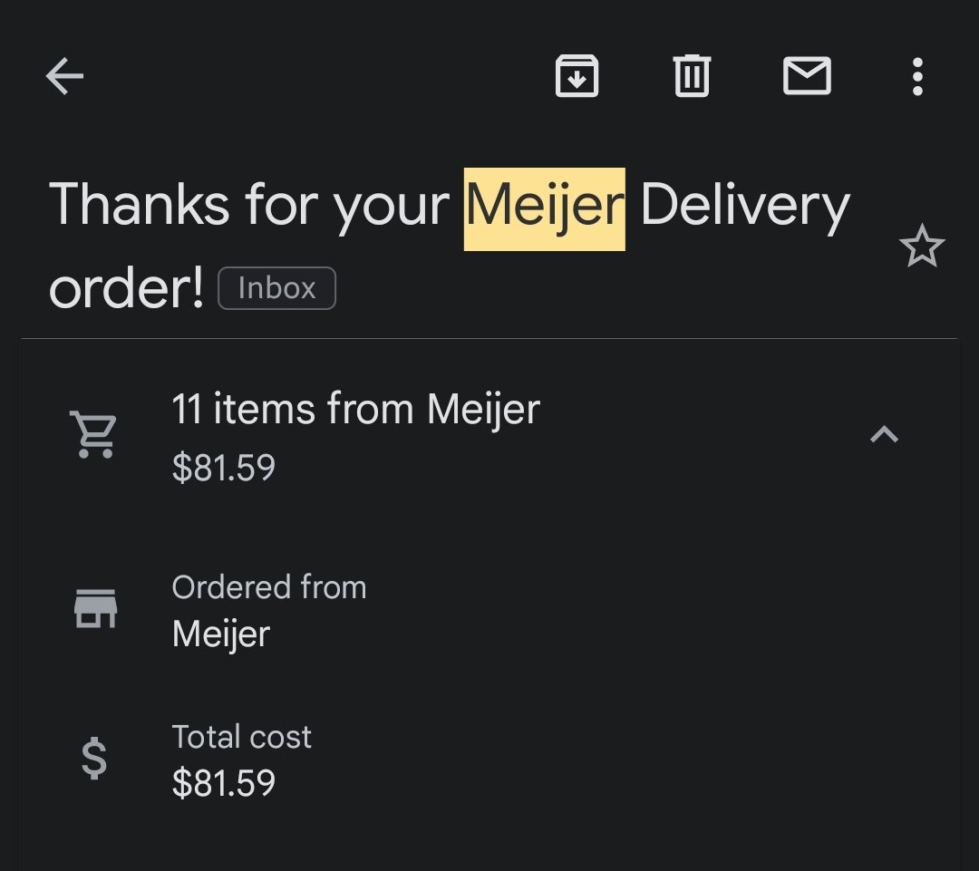 NissaAdele's tweet photo. @meijer Placed a delivery order for baby items SPECIFICALLY because of the deals offered. Yet I got emailed a higher price, and charged even higher! Would never have placed the order. Messaged customer service to no response https://t.co/Yk7A9wGvXy