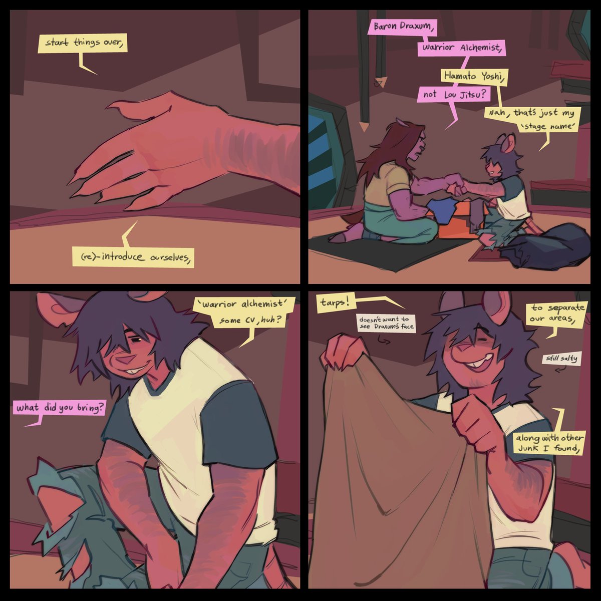 Part 6 of the family au!- a clean slate might be the only way they can work together,
#rottmnt 