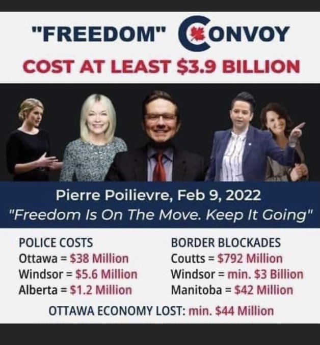 FireFordNow's tweet photo. @PierrePoilievre @KevinFalcon @KerryLynneFindl Speaking of gatekeepers... how is the #CarletonCryptoKing a.k.a #PierrePoilievreCourtsIncels planning on repaying the
$3.9 BILLION he cost TAXPAYERS?
The PC seditionists should be charged with treason. https://t.co/WSRr9nui4o
