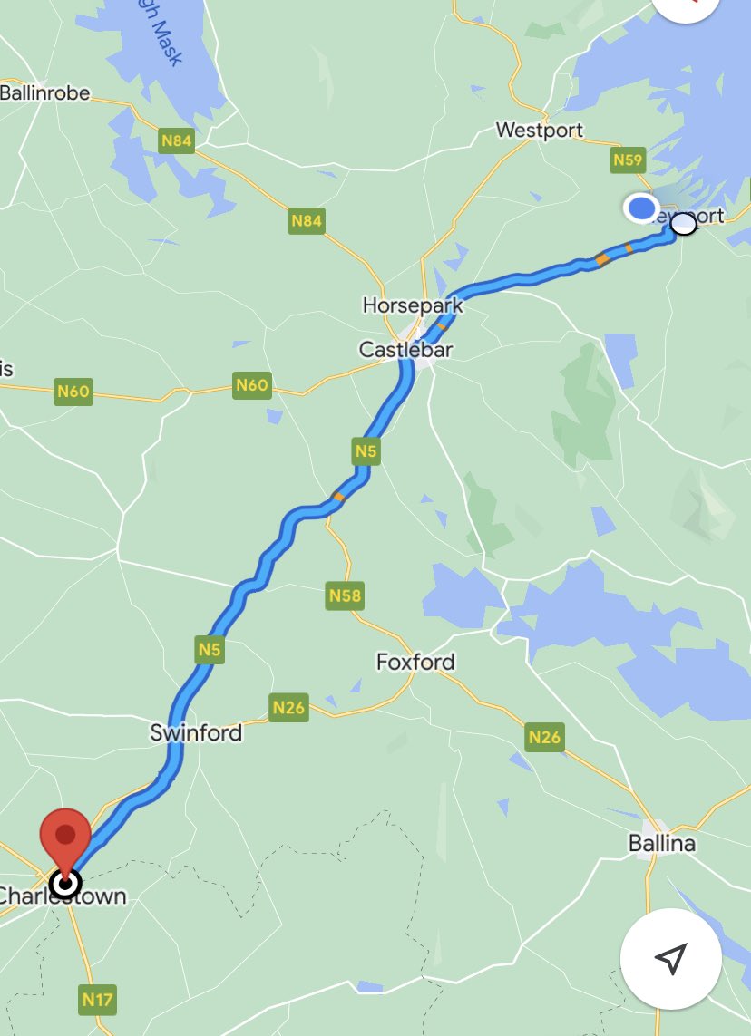 BurrishooleGAA's tweet photo. Straight roadโฆ no excuses!
All roads lead to Charlestown #6sleeps https://t.co/Zl9jxKGkEm