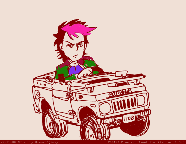 「楽描き #tegaki_dt 」|zama36のイラスト
