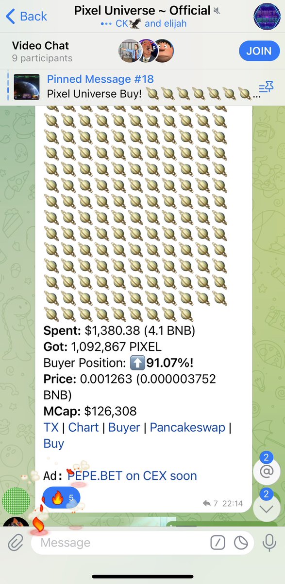 Probably something… 👀🪐👾 <a href="/1goonrich/">Quasar.Exe</a> <a href="/Cryptic_Maestro/">Cryptic_Maestro</a> <a href="/elonmusk/">Elon Musk</a> <a href="/cz_binance/">CZ 🔶 BNB</a> <a href="/CaesarsCalls/">David Grokenshtein</a> @MedusaCrypto_ <a href="/CryptoSuperApe/">CryptoSuperApe</a> <a href="/GollumsGems/">GG</a> 

#PixelUniverse #PixelBsc #PixelGem #BscGem #PixelAlpha