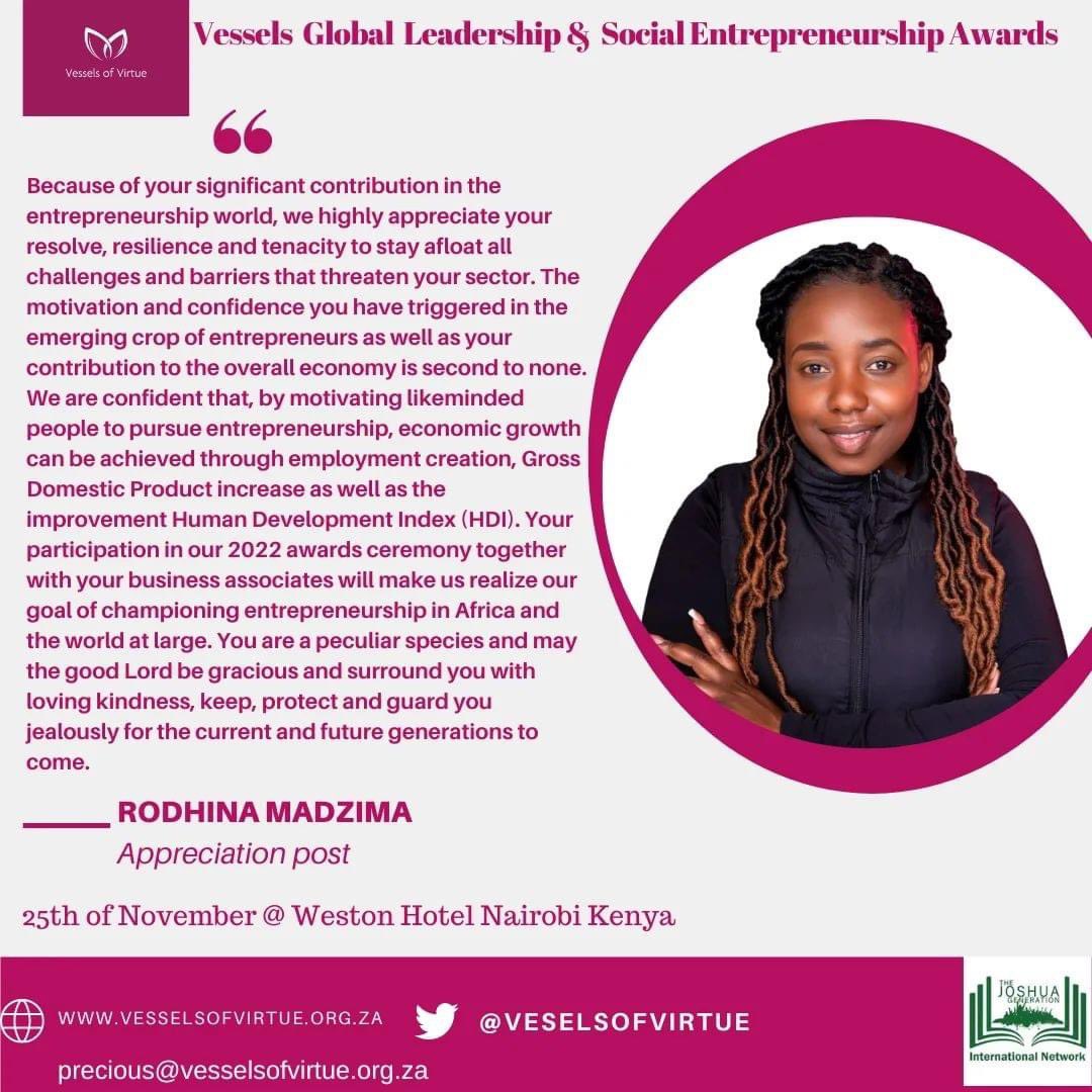 Rodhina Madzima tweet media