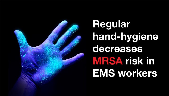 BSPH_HPM's tweet photo. The Johns Hopkins Evidence-based Practice Center released a report about the importance of regular hand hygiene in decreasing the risk of infections, such as methillicin-resistant Staphylococcus aureus (MRSA), in Emergency Medical Service (EMS) workers.🔗:
https://t.co/sJWdRRSh16 https://t.co/eLwFHy2LcE