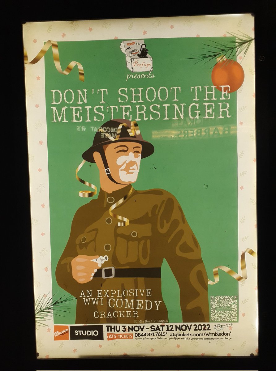 Congratulations <a href="/GrahamWarrener/">Graham Warrener</a> and <a href="/ProfugoArts/">ProfugoArts</a> for a super evening of laughs and thoughtful moments <a href="/NewWimbStudio/">Studio at New Wimbledon Theatre</a> Great job all!