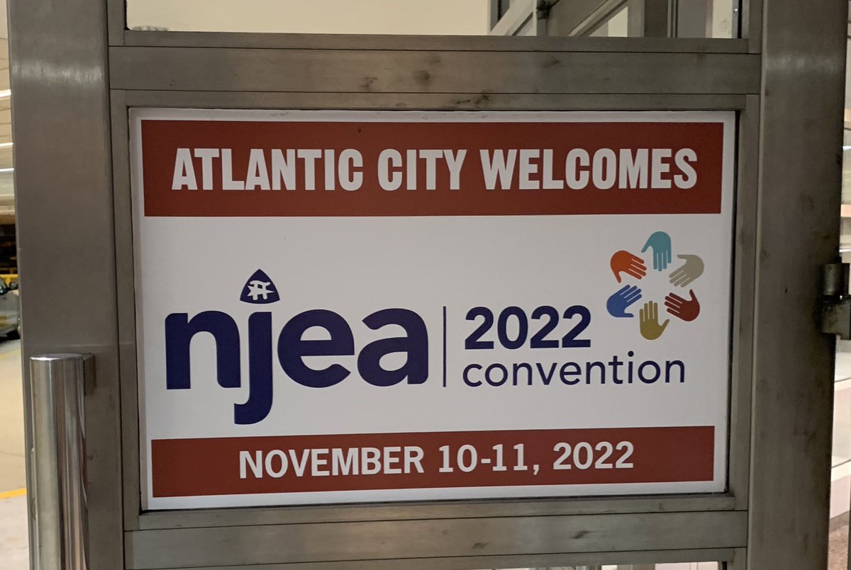 MrsMues's tweet photo. Getting ready… NJ educator friends, will I see you at Convention on Thursday? Come check out our EdCamp Experience on Digital Boulevard facilitated by @jayer18 @mrfieldmanchs @TriciaMartel @collsphysistry @spEDTECHer! 11-2:30 Thursday and Friday! https://t.co/0ULVpD1m4c