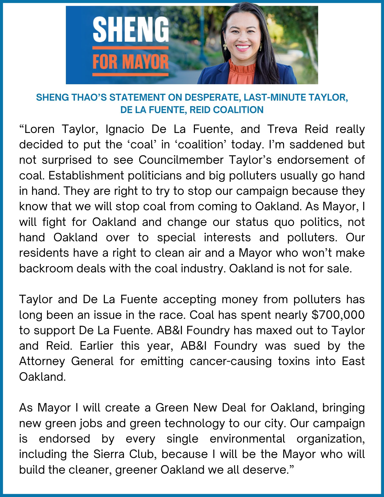 Seneca Scott Candidate for Oakland Mayor on Twitter