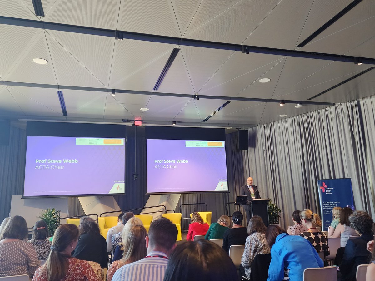 mexeccareers's tweet photo. Dr Steve Webb opens the #actaasm
@sahmriAU @ACTA_org shared vision for helping patients-evidence into practice. Great to see a number of consumers attending. Consumers at the heart of what we do.
#clinicaltrial https://t.co/ioWhYse6yZ