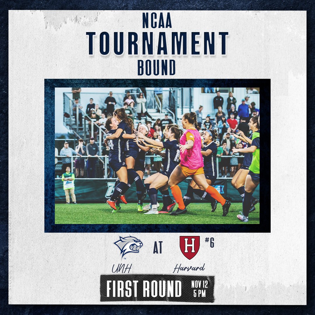 Your Wildcats will play at No. 6 seed Harvard on Saturday, Nov. 12 at 5 p.m. in the First Round of the <a href="/NCAASoccer/">NCAA Soccer</a> Tournament!

Story ➡️ bit.ly/3fERgAs
Bracket ➡️ bit.ly/3FXgtka

#BeTheRoar