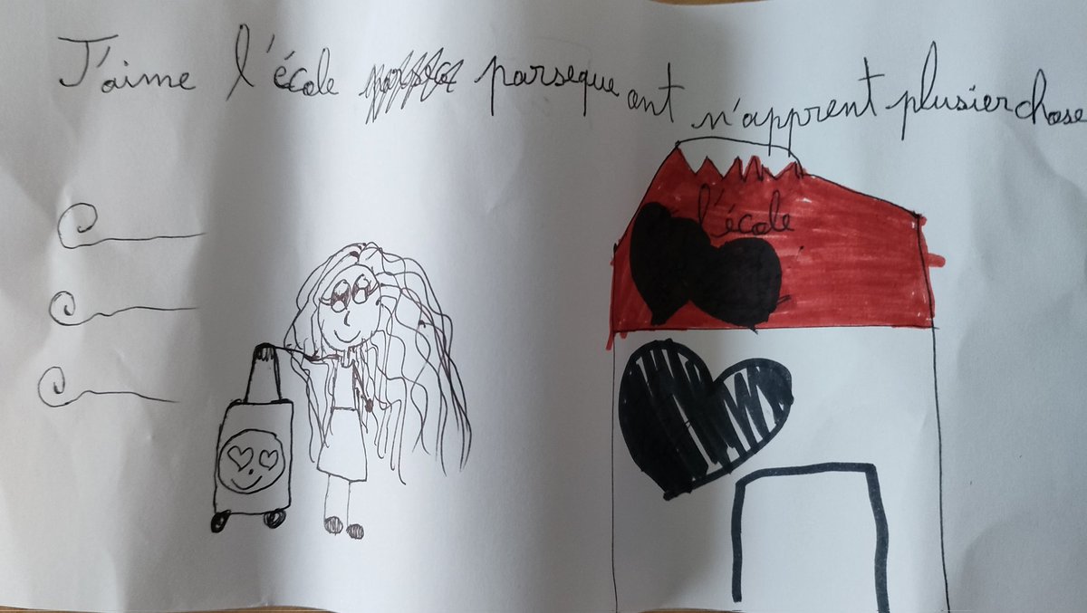 Aujourd'hui, j'ai ouvert la boîte à sourires et fiertés créée dans 1 classe de CM1. Heureuse que les enfants s'en soient emparés et qu'ils notent leurs progrès. Avec au détour, des mots d'amour pour l'école, la maîtresse et moi.
<a href="/PolitiqueQPV/">Politique De La Ville</a>  <a href="/education_gouv/">Ministère Éducation nationale</a> #ConfianceEnSoi