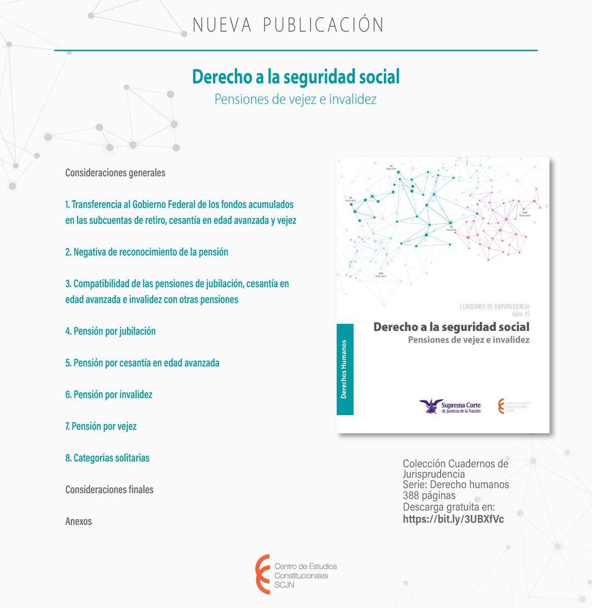 Centro de Estudios Constitucionales y SJ tweet media