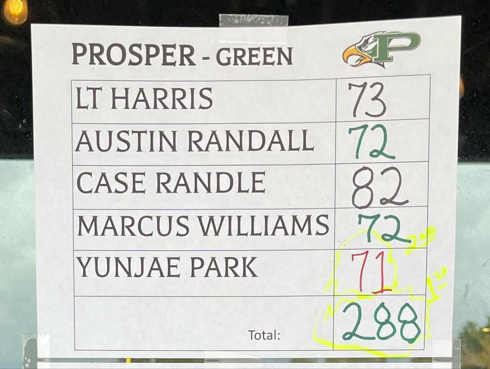 Prosper Golf Team tweet media