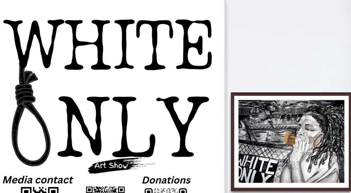 Read more about the article The “WHITE ONLY” noose hoax flyers are for a BLM propaganda art show in Chicago,